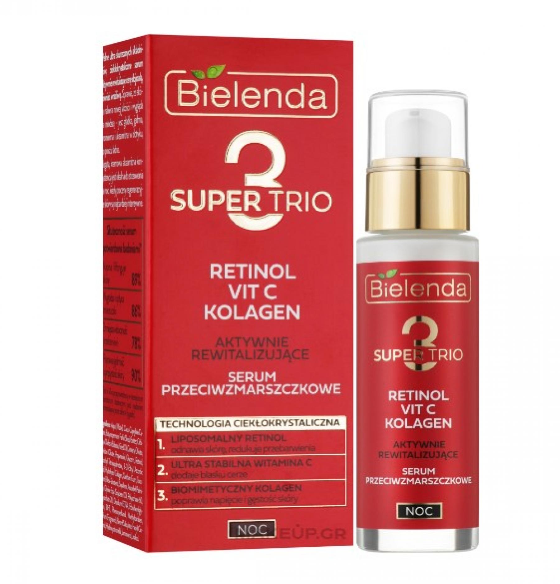 Bielenda Super Trio Retinol Vit C Kolagen